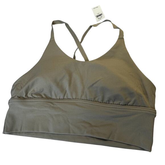OFFLINE by Aerie Real Me Strappy Back Sports Bra Green Small NWT - Picture 2 of 7